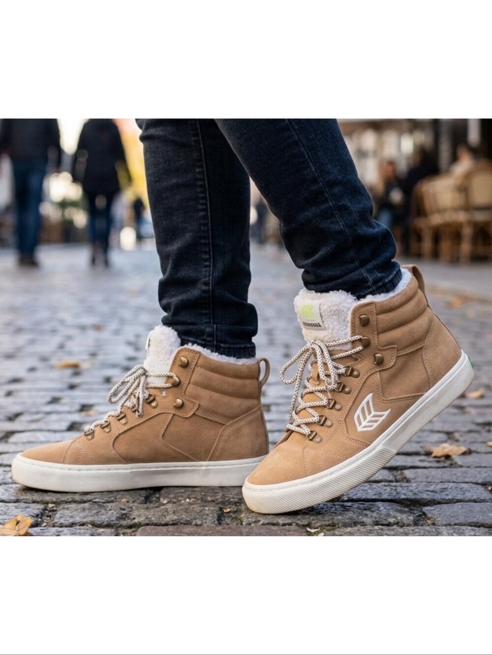 Cariuma Catori Vegan Suede Sneaker Boots In Camel Size 10.5